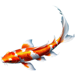 中国传统金色鲤鱼装饰图案